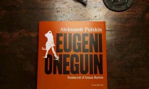 Portada de l''Eugeni Onegin', que ha traduït Arnau Barios. CLUB EDITOR.