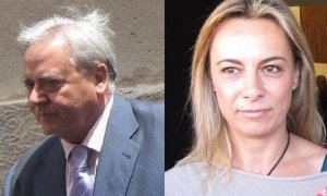 Los exalcaldes del PP Sonia Castedo y Luis Díaz Alperi. EP