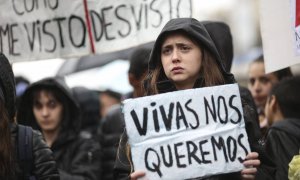 Manifestación contra la violencia machista. / EFE/ Archivo