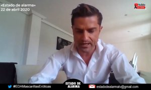 El periodista Alfonso Merlos, durante su participación en el programa 'Estado de Alarma', en Youtube.