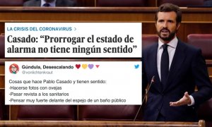 "Pablo Casado, a punto de recomendar inyecciones de lejía": las redes critican la "irresponsabilidad" del PP en la crisis