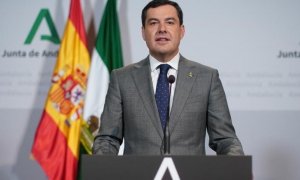 El presidente de la Junta de Andalucía, Juanma Moreno. Europa Press