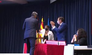 Relajación de las medidas de protección durante la toma de posesión de la Alcaldía de Badalona