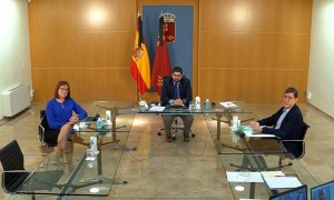 López Miras se reúne con los alcaldes de los 45 municipios