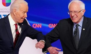 Joe Biden y Bernie Sanders