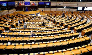 Foto del pasado mes de marzo del pleno del Parlamento Europeo, en Bruselas. REUTERS/Francois Lenoir