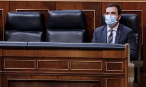 El ministro Alberto Garzón este miércoles en el Congreso. | EP