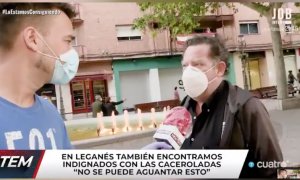 Un hombre que perdió a su mujer por el coronavirus se estremece al ver las caceroladas: "Una vergüenza total"