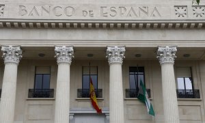 Edificio del Banco de España en Málaga. E.P./Álex Zea
