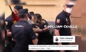 "Están deteniendo a una de los suyos y soltar la porra cuesta": las redes critican a la Policía por el trato a la lider nazi de Hogar Social