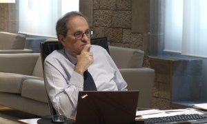 Torra, en videoconferencia con Moncloa y demás líderes autonómicos