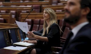 Pablo Casado y Cayetana Álvarez de Toledo en el Congreso