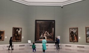 Sala de Las Meninas del Museo Nacional del Prado el día que cierra por coronavirus, en Madrid (España), a11 de marzo de 2020. / EUROPA PRESS - Eduardo Parra