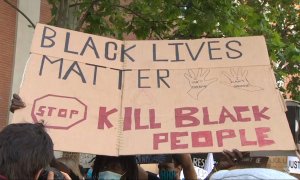 Manifestación de Black Lives Matter en Madrid