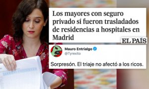 "Esta es la libertad de los neoliberales: morirte si no tienes dinero": indignación por el escándalo de las residencias en Madrid