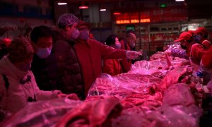 El mercado de Xinfadi, en Pekín. REUTERS/Tingshu Wang.