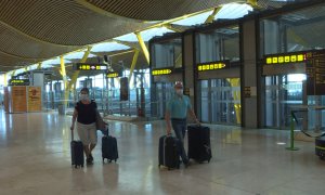 Los aeropuertos españoles prevén recibir 100 vuelos del espacio Schengen este domingo