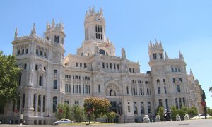 El Palacio de Cibeles, sin bandera arcoiris por el Orgullo 2020