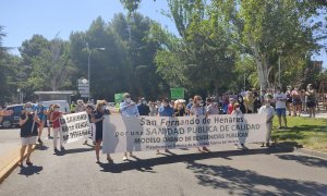 Manifestación en Madrid por la sanidad pública. | Guillermo Martínez