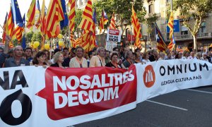 La independencia sigue siendo el objetivo que suscita más apoyo entre la población catalana. / Archivo