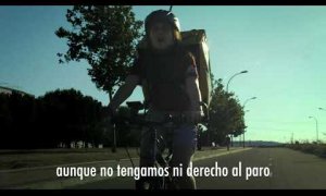 CCOO denuncia la precariedad laboral de los riders a ritmo de reguetón