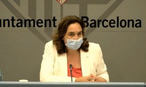 Colau asegura que el Govern "llegó tarde" a Lleida