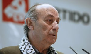 Paco Frutos, ex secretario general del Partido Comunista de España y ex coordinador general de Izquierda Unida, ha fallecido a los 80 años en Madrid a causa de un cáncer. EFE/Gustavo Cuevas