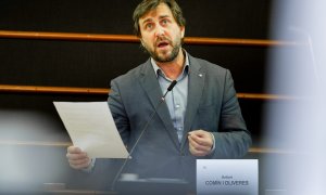 L'eurodiputat de JxCat, Toni Comín, durant un debat a l'Eurocambra, PARLAMENT EUROPEU / ACN