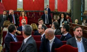 Los presos del 'procés' en el Tribunal Supremo. EFE/Archivo