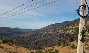 El incendio de Robledo de Chavela activo pero estable