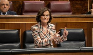 Algunas preguntas a Carmen Calvo sobre la marcha del rey Juan Carlos