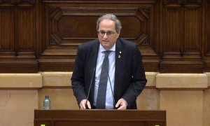 Torra exige la abdicación de Felipe VI o un referéndum sobre la monarquía