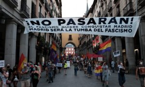 La manifestación republicana del 25J en Madrid.