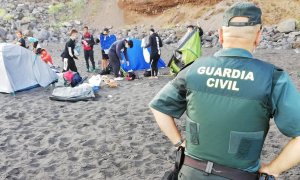 Desalojan a 62 campistas en la playa de Los Patos (Tenerife) / EP