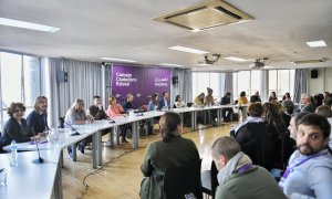 Reunión del Consejo Ciudadano Estatal de Podemos, el pasado enero. PODEMOS