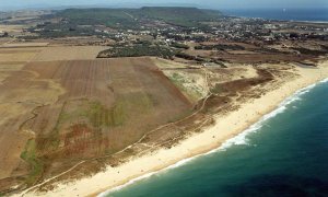 En peligro una de las últimas playas vírgenes de la provincia de Cádiz