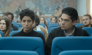 Gloria March i Pablo Molinero, actors que interpreten els pares de Guillem Agulló al film 'La mort de Guillem'.