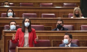 La líder de Cs, Inés Arrimadas, interviene en la primera sesión de control al Gobierno en el Congreso, en Madrid. EUROPA PRESS/E. Parra. POOL