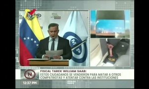 La fiscalía de Venezuela acusa al ciudadano estadounidense de "terrorismo y tráfico de armas"