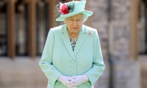 La Reina Isabel II de Gran Bretaña, tras un acto en el Castillo de Windsor. REUTERS/Chris Jackson/Pool