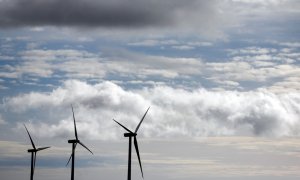 Parque eólico de Iberdrola en Moranchon (Guadalajara). REUTERS/Sergio Perez