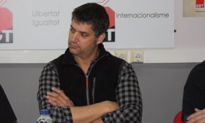Ismael Furió, presidente del comité de empresa de Salvamento Marítimo por la CGT.
