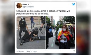 "Si los de Vallecas no queríais que la Policía os diese palos, haber convocado la protesta en Núñez de Balboa"