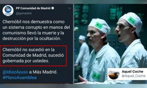 "Más Madrid gobernaba en Chernóbil mientras Ayuso votaba a Felipe VI para repartidor de Telepizza"