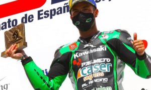 Román Ramos habla de su participación en la prueba del Campeonato de España de Superbike