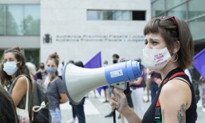 Concentración feminista contra la Ley Mordaza en València. / ASSAMBLEA FEMINISTA DE VALÈNCIA