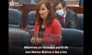 El repaso de Mónica García (Más Madrid) al consejero Lasquetty: "Es un talibán que valora más el manual de la FAES que las vidas de los madrileños"