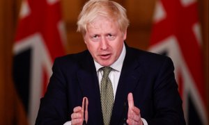 El primer ministro británico, Boris Johnson, en Londres. REUTERS / Toby Melville / Pool