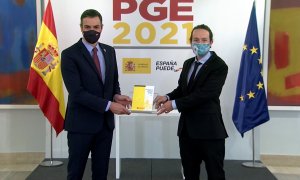 Sánchez e Iglesias presentan las claves de los PGE