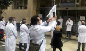 El Sindicato Médico cifra en un 80% el seguimiento de la huelga de en Cantabria y no descarta más protestas